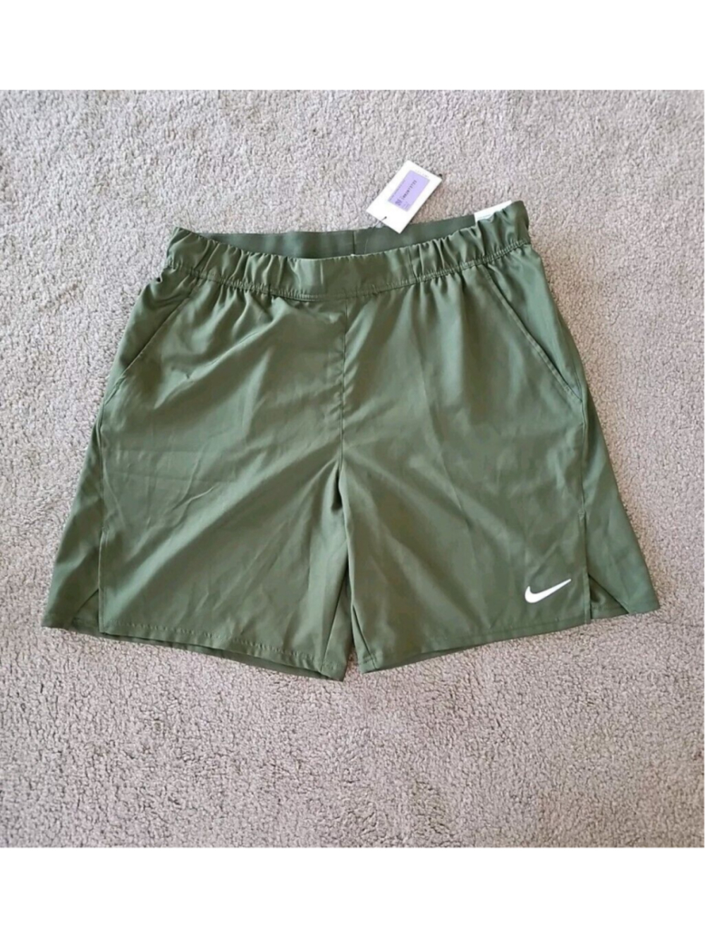 NikeCourt Dri-FIT Victory Men's 9" Tennis Shorts, Green- Size XXL